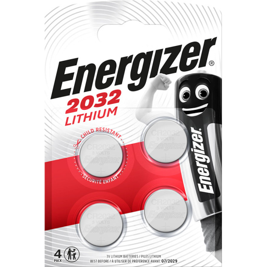 Energizer CR2032 Lithiová jednorázová speciální baterie 4 kusy