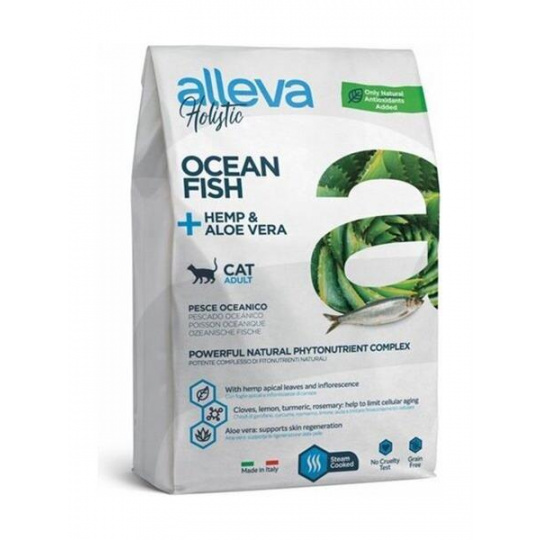 Alleva HOLISTIC cat adult ocean fish & hemp & aloe vera 10 kg