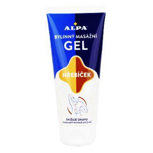 Alpa bylinný masážní gel s hřebíčkem 100ml