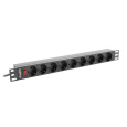 LANBERG POWER STRIP RACK 19" PDU 1U 9X SHUKO