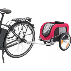 Vozík pro psa za jízdní kolo S 53 x 60 x 60/117 cm, nosnost max. 15 kg Vozík pro psa za jízdní kolo S 53 x 60 x 60/117 cm, nosnost max. 15 kg