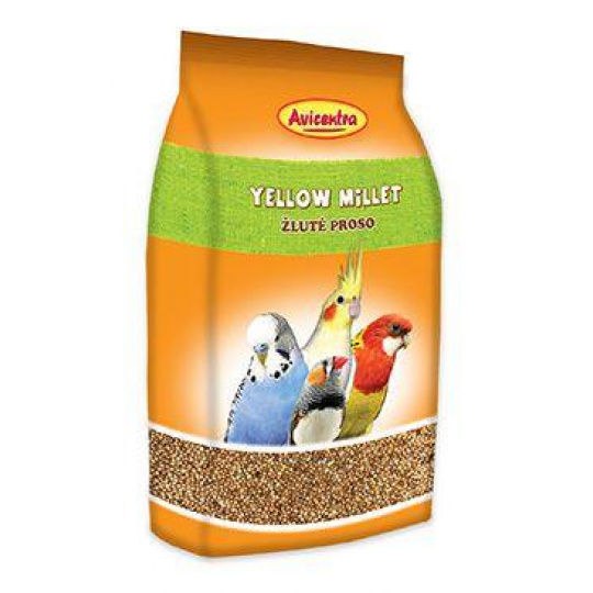 Avicentra proso žluté 1kg Avicentra proso žluté 1kg