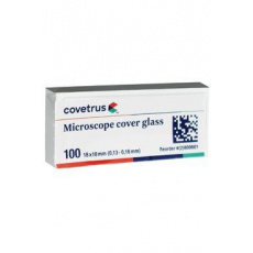 Mikroskla krycí 18x18mm CVET 100ks Mikroskla krycí 18x18mm CVET 100ks