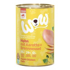 WOW konzerva Kuřecí s karotkou Junior 400g WOW konzerva Kuřecí s karotkou Junior 400g