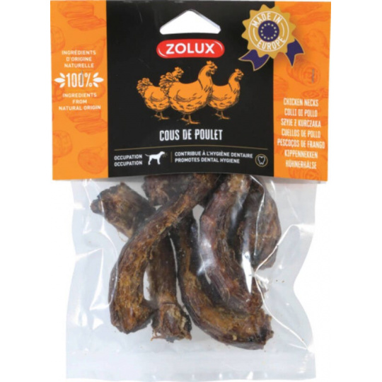 ZOLUX Chicken neck - žvýkačka pro psa - 150g