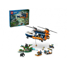 LEGO City 60437 Vrtulník průzkumníka džungle v základním táboře