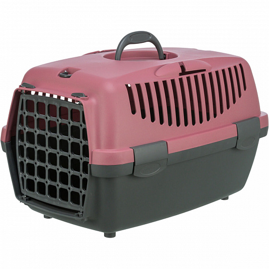 Transportní box CAPRI I, XS: 32x31x48cm (max. 6kg), tmavě šedá/starorůžová