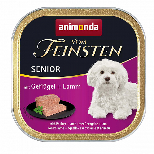 ANIMONDA paštika SENIOR - drůbeží, jehněčí pro psy 150g