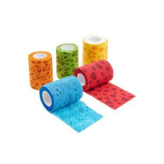 Obinadlo elast. Fun-Flex Care 10cmx4,5m Mix barev 10ks Obinadlo elast. Fun-Flex Care 10cmx4,5m Mix barev 10ks
