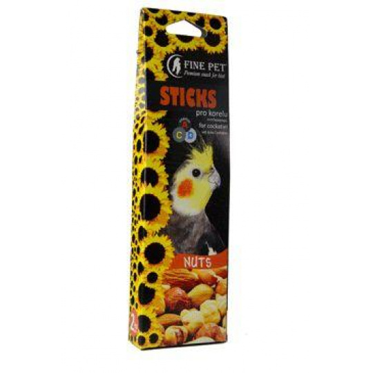 FINE PET Tyčinka Korela Ořechy 2ks/110g