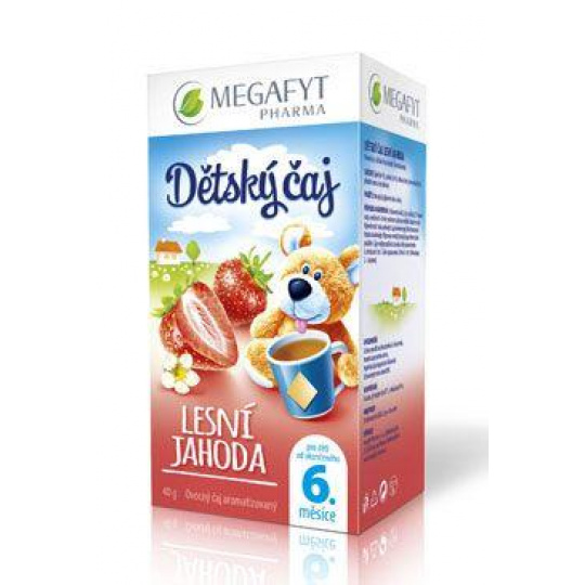 Čaj Megafyt Dětský lesní jahoda 20x2g