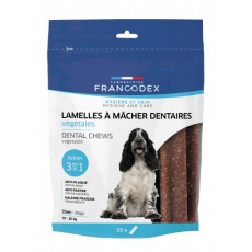 FRANCODEX Dental Large - proužky na odstranění zubního kamene pro psy - 15 ks. FRANCODEX Dental Large - proužky na odstranění zubního kamene pro psy - 15 ks.
