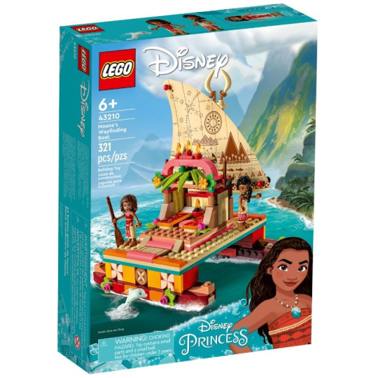 LEGO DISNEY PRINCESS 43210 MOANINA ORIENTAČNÍ LOĎ