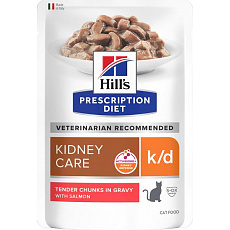 HILLS Diet Feline k/d KAPSIČKA Salmon NEW 12 x 85 g
