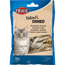 Sušené rybičky, pamlsek pro kočky 50g TRIXIE Sušené rybičky, pamlsek pro kočky 50g TRIXIE