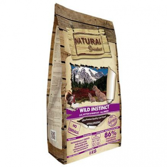 Natural Greatness Cat Wild Instinct Baby&Kitten /kuře,krůta/ 600 g