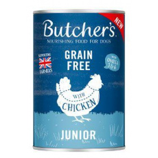 Butcher's Dog Original Junior kuřecí v želé konz. 400g Butcher's Dog Original Junior kuřecí v želé konz. 400g