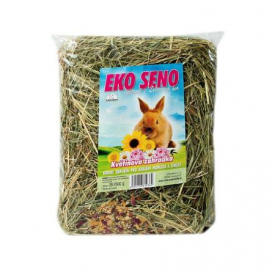 EKO seno 25 l/500 g květinová zahrádka EKO seno 25 l/500 g květinová zahrádka