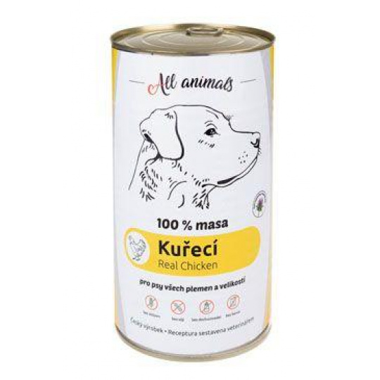 All Animals DOG konz. Kuřecí mleté 1200g
