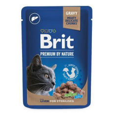 Brit Premium Cat kapsa Liver for Sterilised 100g Brit Premium Cat kapsa Liver for Sterilised 100g