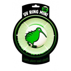 Hračka pes GLOW RING MINI plov.a létající z TPR Kiwi Hračka pes GLOW RING MINI plov.a létající z TPR Kiwi