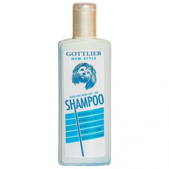 Gottlieb Blue šampon 300 ml - vybělující s makadamovým olejem