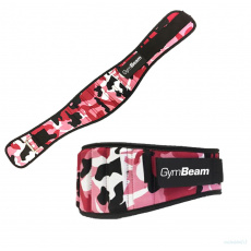 Dámský fitness opasek Pink Camo - GymBeam Dámský fitness opasek Pink Camo - GymBeam