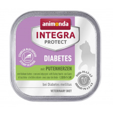 ANIMONDA Integra Protect Diabetes Turkey hearts - mokré krmivo pro kočky - 100g