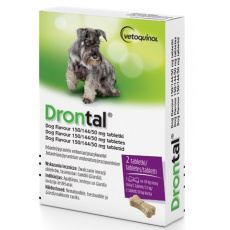 VETOQUINOL Drontal - odčervovací tablety pro psy