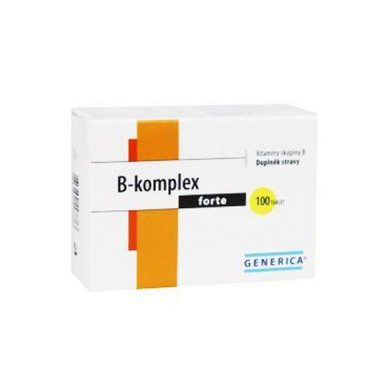 Vitamin B-komplex Forte Generica 100tbl Vitamin B-komplex Forte Generica 100tbl