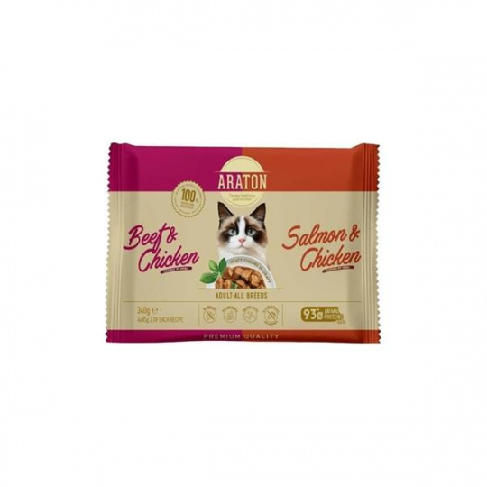 ARATON cat adult KAPSIČKA wet set  4 x 85 g