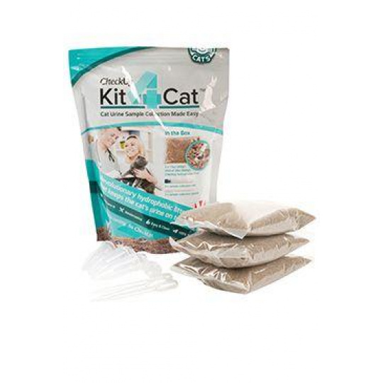 Odběr.sada k odběru moči u koček Kit4Cat 3x300 g