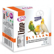 LOLOpets LIME přírodní minerální kámen pro ptáky 35 g LOLOpets LIME přírodní minerální kámen pro ptáky 35 g