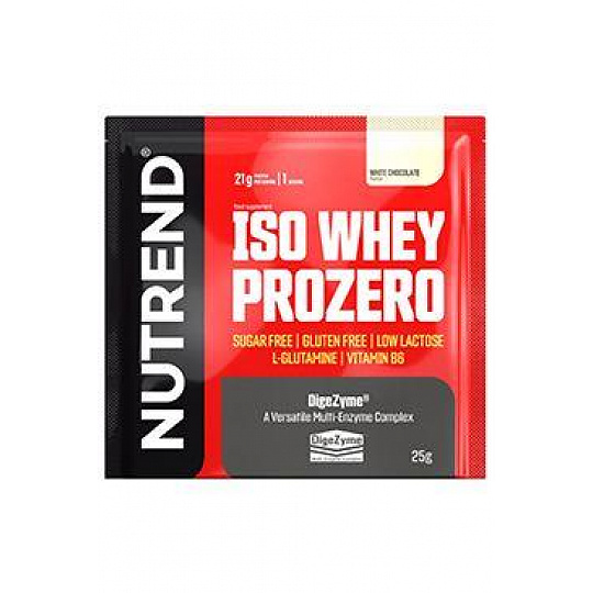Nutrend ISO WHEY PROZERO bílá čokoláda 25g