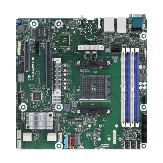 Asrock X570D4U základní deska AMD X570 Socket AM4 Micro ATX