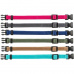 Balení nylon.rozeznávacích obojků pro štěňata S-M 17-25cm/10mm, fuchs,šedá,mod,khaki,oříšk,oceán