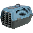 Transportní box CAPRI II, XS-S: 37x34x55cm (max. 8kg), tmavě šedá/modrá