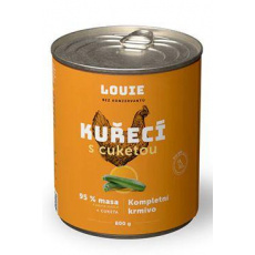 Louie Dog konz. Kuřecí s cuketou 800g
