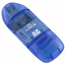 TITANUM TA101B čtečka karet Modrá USB 2.0