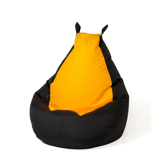 Sako taška pouffe Batman černo-žlutá L 105 x 80 cm