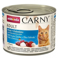 ANIMONDA konzerva CARNY Adult - hovězí, treska, petržel 200g ANIMONDA konzerva CARNY Adult - hovězí, treska, petržel 200g