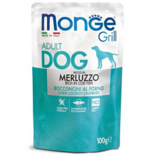 MONGE GRILL kapsička s treskou pro psy 100 g MONGE GRILL kapsička s treskou pro psy 100 g