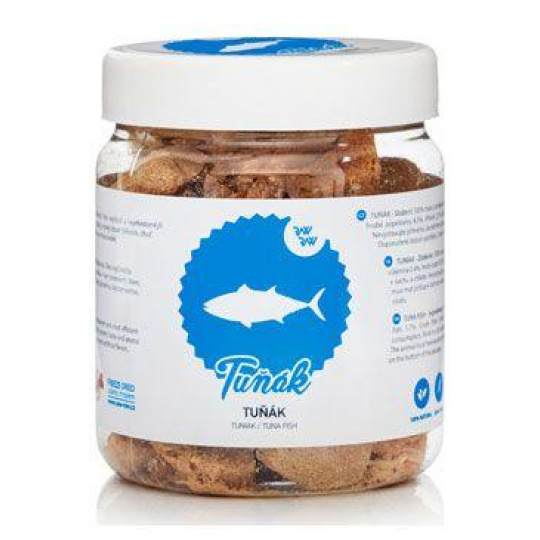 Raw Raw pochoutka mrazem sušený Tuňák maso 70g