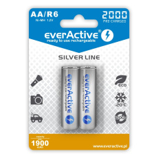 Nabíjecí baterie everActive Ni-MH R6 AA 2000 mAh Silver Line - 2 kusy