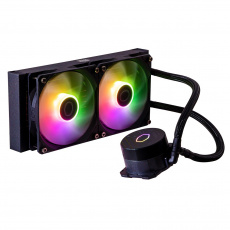 Cooler Master MasterLiquid 240L Core ARGB Procesor Liquid cooling kit 12 cm Černá