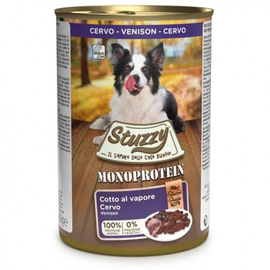 STUZZY Monoprotein Venison - mokré krmivo pro psy - 400 g