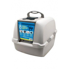 WC kočka kryté domek JUMBO šedá 56x50x 47cm 1ks WC kočka kryté domek JUMBO šedá 56x50x 47cm 1ks