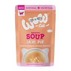 WOW Cat kapsička Adult Soup lososová polievka 40g