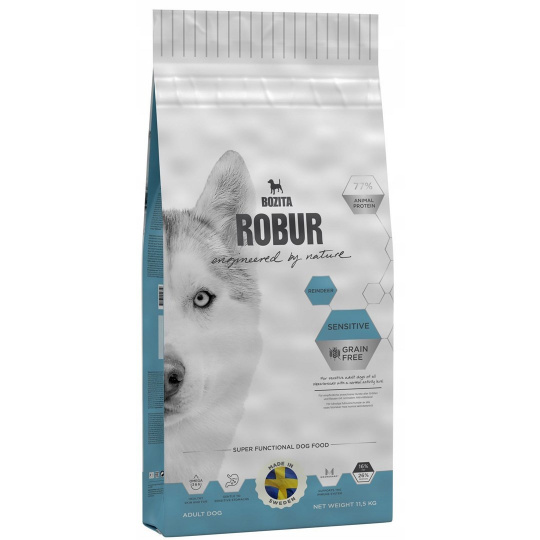 BOZITA Robur Grain Free Reindeer - suché krmivo pro psy - 11,5kg