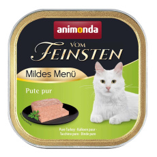 ANIMONDA Vom Feinsten Mildes Menu Turkey - mokré krmivo pro kočky - 100g